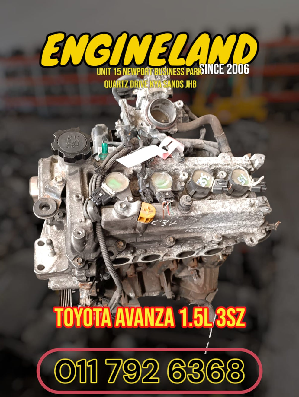 Toyota Avanza 1.5L 3SZ engine – KParts Online