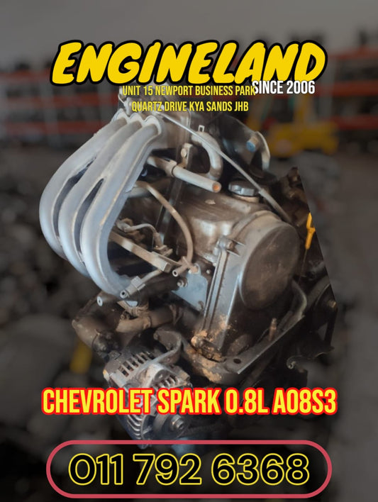 Chevrolet Spark 800cc A08S3 engine