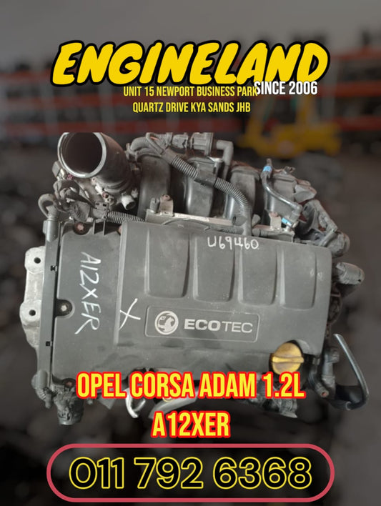 Opel Corsa Adam 1.2L A12XER engine