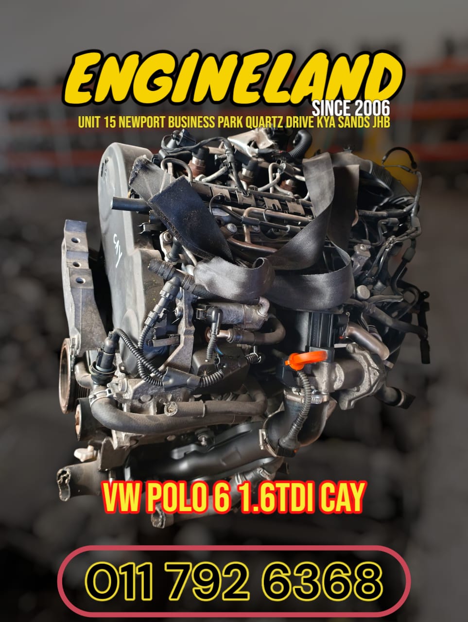 VW Polo 6 1.6tdi CAY engine β KParts Online