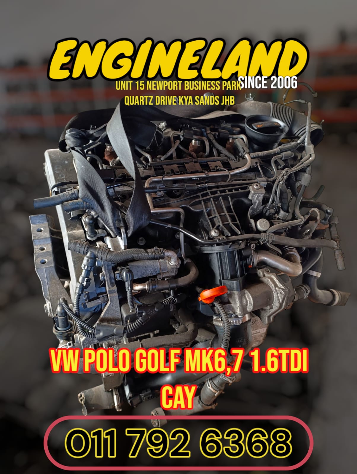 VW Polo, Golf 1.6TDI CAY engine β KParts Online