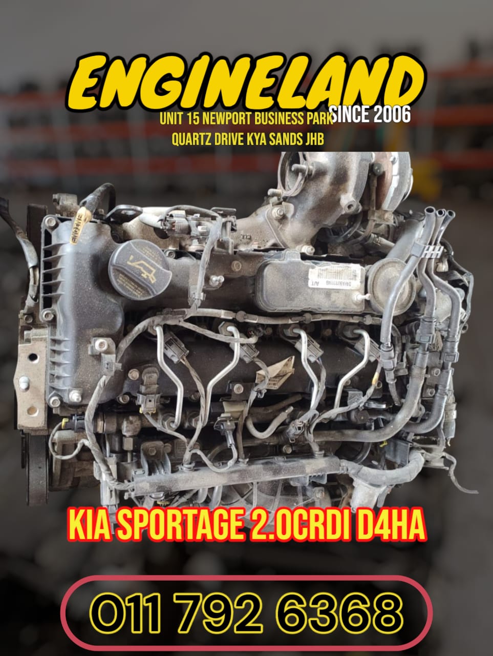 Kia Sportage 2.0crdi D4HA engine – KParts Online