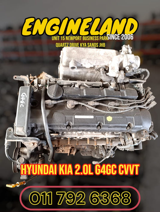 Hyundai Kia Tucson, Sportage 2.0 cvvt G4GC engine