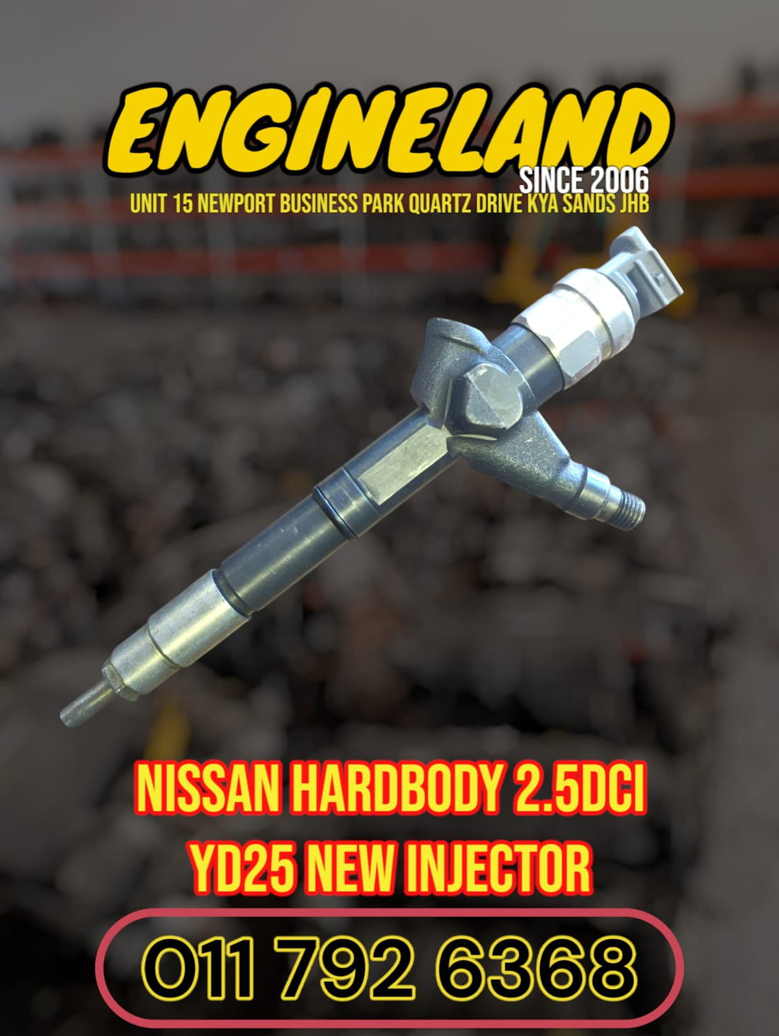 Navara Injector Nissan Navara, NP300 Hardbody, YD25 engine new injector – KParts Online