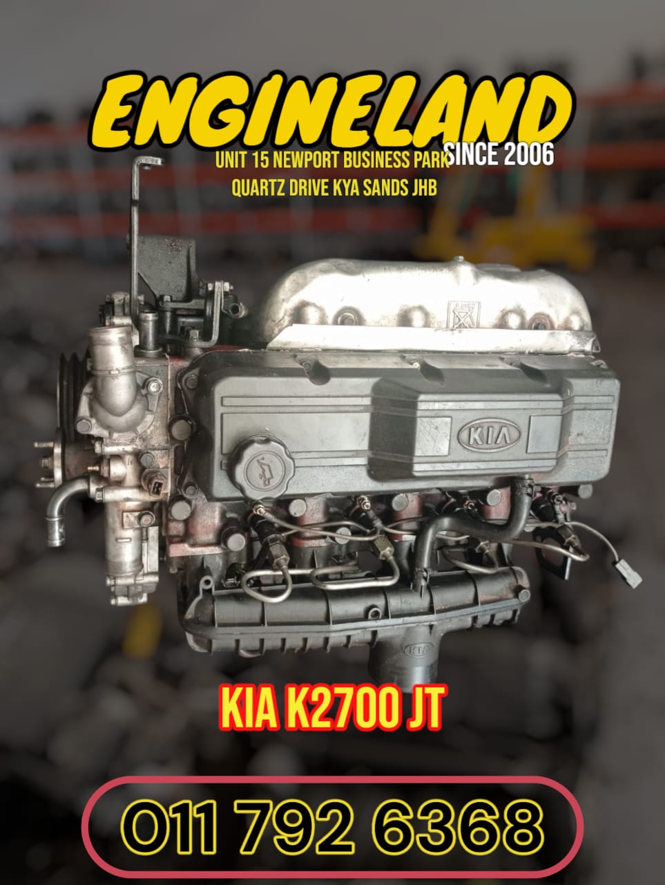 Jt Engine Kia K2700 3.0D JT engine – KParts Online