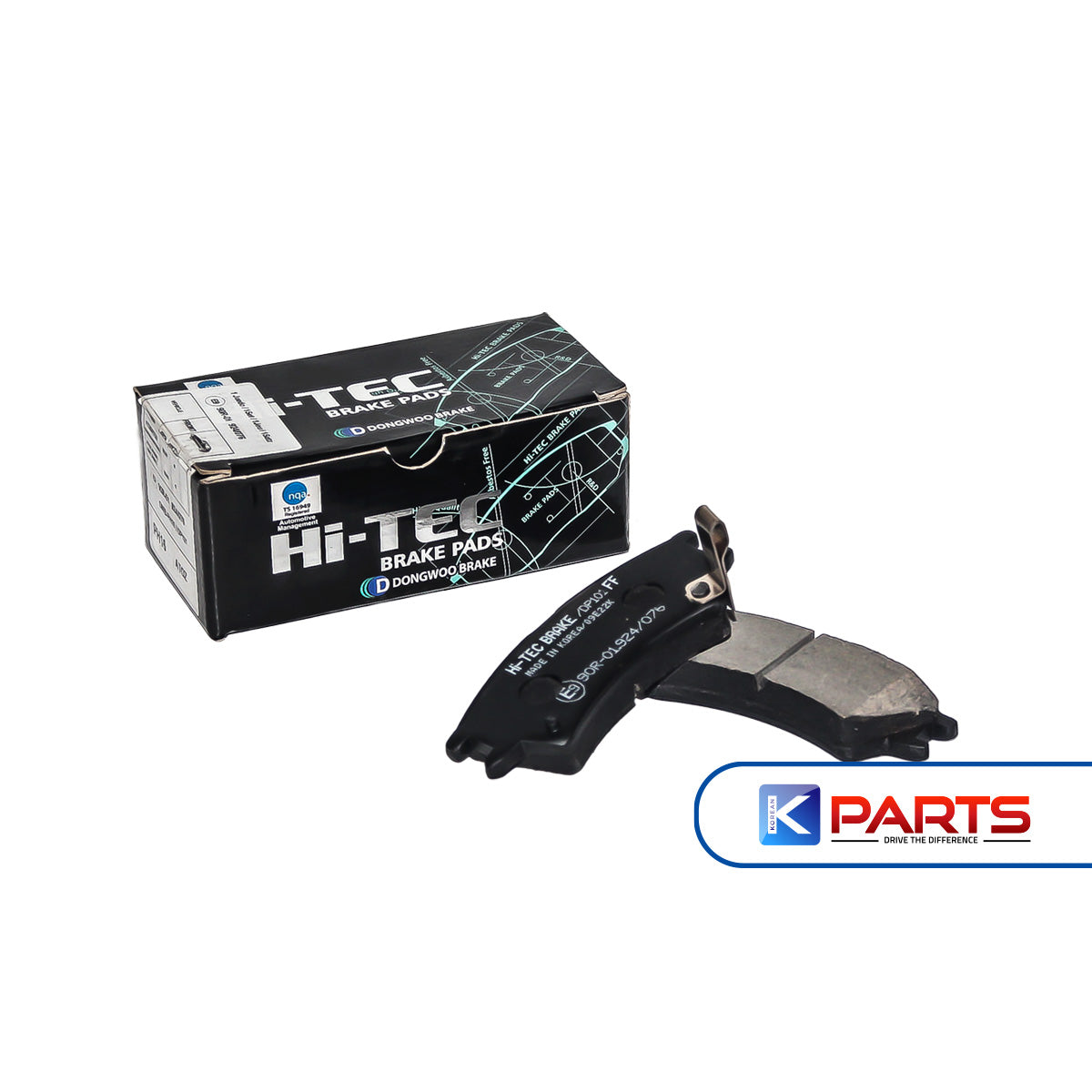 HYUNDAI ATOZ 98-04 FRONT BRAKE PAD SET 5810102A00 Hi-Tec PH16