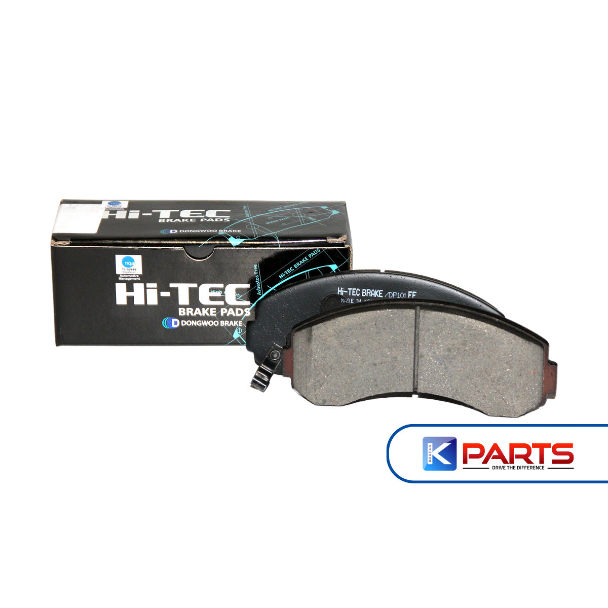 KIA K2700 / 04 J2 2700CC / 98 J2 2700CC FRONT BRAKE PAD SET 0K60A3328ZA PK09 HI-TEC