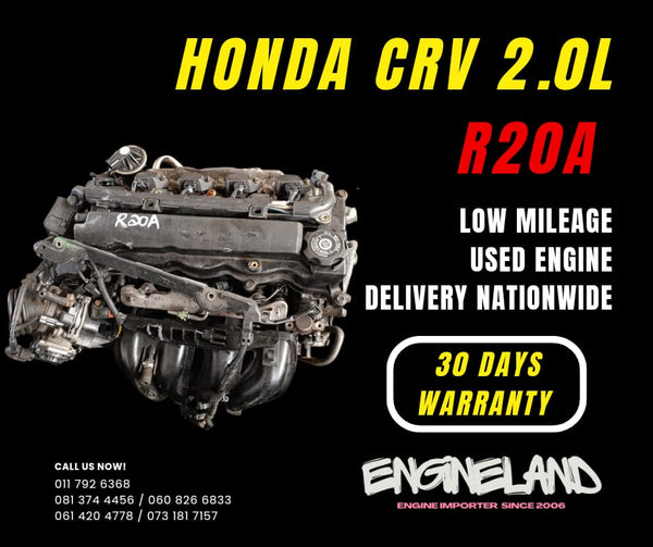 Honda CRV 2.0 R20A engine – KParts Online