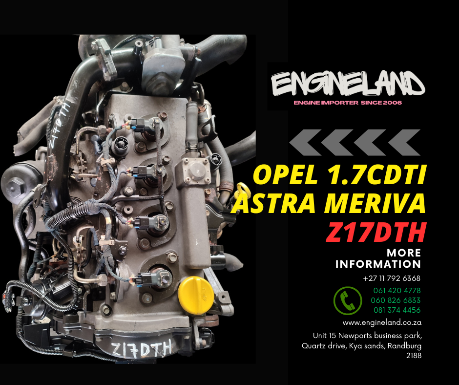 Z17 Engine Opel Astra, Meriva 1.7cdti Z17DTH engine | Engine land – KParts Online